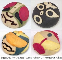 仮面ライダーの顔をパンで再現、東映ヒーローワールドで販売へ。