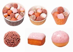 春のミスド一口サイズドーナツ、ストロベリーのアイテムにこだわり。