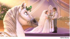 ラプンツェルの&ldquo;続編&rdquo;短編に、フリンとの結婚式を舞台に大騒動。