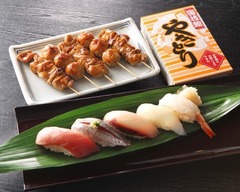 国技館名物のやきとりを宅配、「柿家鮨」がお寿司とセットで販売。