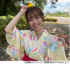 写真に映る自分の肩に手が&hellip;アイドル「誰の手なのこわい！心霊写真！泣きそう！」