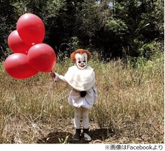 3歳の弟を「IT」のピエロにしてみた