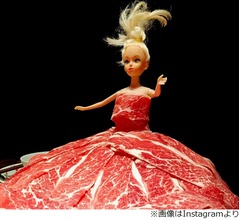 赤西仁&ldquo;ミートバービー&rdquo;に「食べにくい。。」