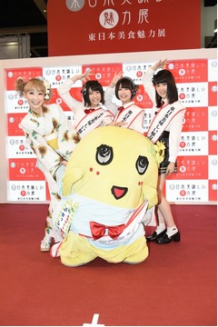 ふなっしーが香港で&ldquo;食レポ&rdquo;、こんにゃく食べて東日本の食材をPR。