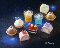 ディズニー・キャラデザインのキュートな&ldquo;七夕&rdquo;プチケーキセット。