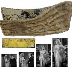 モンロー着用のミンクのストールが競売に