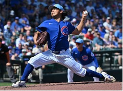 今永、３本塁打浴びる