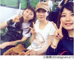 能年玲奈がGMT仲間と野球観戦、あまちゃん組の3ショットにファン歓喜。