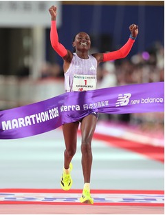 優勝したチェプキルイ