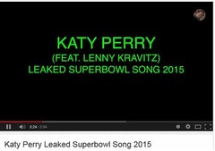 ケイティ・ペリーがウソ曲発表、レニー・クラヴィッツの声入りで。