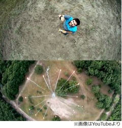 打ち上げ花火を上から見ると？ 風船にカメラ付け&ldquo;鳥の視点&rdquo;で撮影。