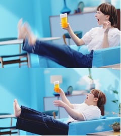 近藤春菜がカエラCM&ldquo;完コピ&rdquo;、見たら幸せに？ 時々オンエア決定。