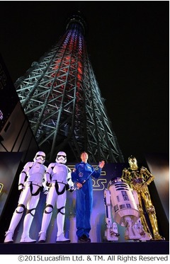 スカイツリーで「SW」前夜祭、宇宙飛行士の野口聡一さんが熱弁振るう。