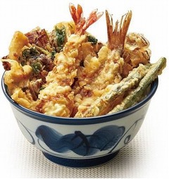 てんやが松茸香る「秋天丼」、今年は食感の良いいかとかき揚げに。