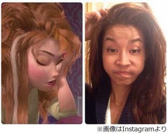 すみれ&ldquo;寝起きのアナ&rdquo;に反響、「似てるｗ」「別人みたい」の声も。