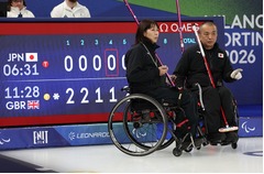 車いすカーリングは３敗目