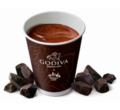ローソン&times;ゴディバ初の「ホットチョコレート」