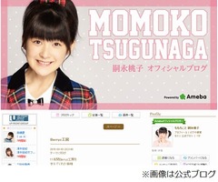 ももちが考えたきのこを大きくする方法「愛情を注ぐと&hellip;大きく&hellip;」。