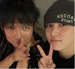 ノンスタ石田、INI・尾崎匠海と&ldquo;ほろ酔い&rdquo;仲良し2ショット