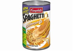 &ldquo;チーズバーガー味&rdquo;のパスタ、キャンベルの缶入りスパゲティに新味。