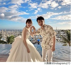 &ldquo;Wこじま&rdquo;が結婚式のカップル風ショット