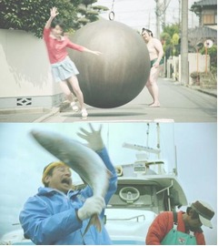 剛力が&ldquo;巨大鉄球&rdquo;で吹っ飛ぶ、「ワンダーコア」新CMに初登場。