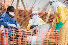 エボラ出血熱対策への寄付募集、「3,000円で防護服1枚」と呼びかけ。