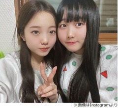 本田真凜、妹・望結に身長抜かれる「あーあ」