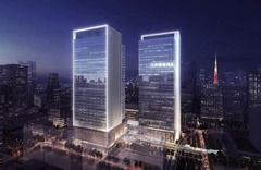 JR田町駅直結の大規模複合開発、2018年春の竣工に向け10月1日着工。