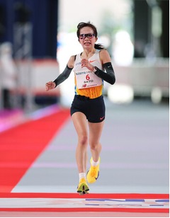 佐藤早也伽、日本勢最高の２位＝名古屋ウィメンズマラソン