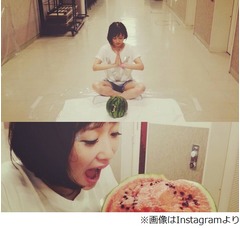 スイカ食べる大原櫻子がめっちゃカワイイ