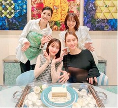 &ldquo;39歳の誕生日会&rdquo;田中みな実とアンミカ・若槻千夏・滝沢カレンの4ショット