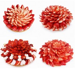 カフェコムサが華やか「いちごコレクション」