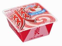 「爽」にいちごヨーグルト風味、2つのアイスが楽しめる新フレーバー。