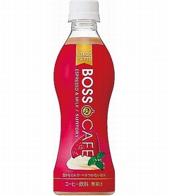 大反響の限定「ボス」に新作、真っ赤なパッケージの「イチゴラテ」。