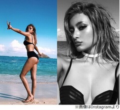 ローラのセクシー黒ビキニ姿に大絶賛