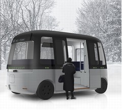 無印良品が&ldquo;自動運転バス&rdquo;の車体デザイン