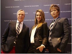 ジェシカ・アルバとGACKT競演、トミー ヒルフィガー旗艦店イベントで。