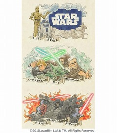 勇壮なスター・ウォーズねぶた、「ドロイド」「ジェダイ」など4台。