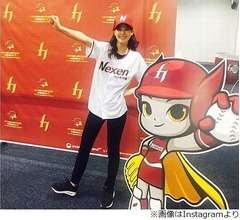 藤井美菜、韓国プロ野球で&ldquo;人生初&rdquo;始球式