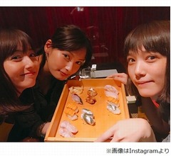 佐々木希・本田翼・大政絢が天使女子会