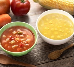 マクドナルドが2種類の具だくさんスープ