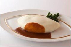 プレミアム卵の白いオムライス、資生堂パーラー銀座本店が期間限定で。