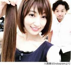 熊田曜子、髪をバッサリ40cmカット