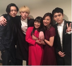 竜星涼、miwa＆坂口健太郎らと仲良しショット