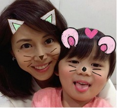 松嶋菜々子のキュートな&ldquo;親子&rdquo;自撮りに反響