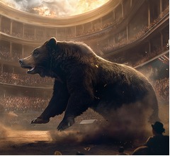 古代ローマの剣闘士、クマと戦っていた&hellip;円形闘技場から&ldquo;打撃痕&rdquo;あるヒグマの頭蓋骨