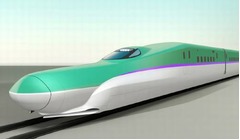 北海道新幹線用の車両を公開、JR東日本のE5系をベースとしたH5系。