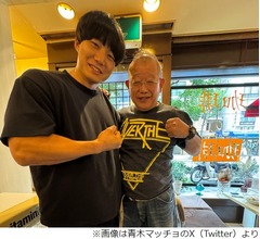 1人で喫茶店にいた青木マッチョ、初対面の大物芸人に「マッチョ！」と声かけられ感激