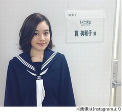 筧美和子のセーラー服姿にファン歓喜